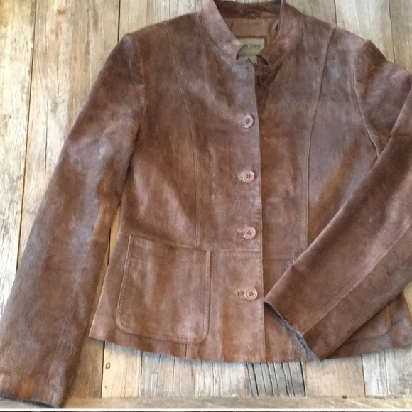 Brandon Thomas leather/suede jacket - Picture 1 of 8